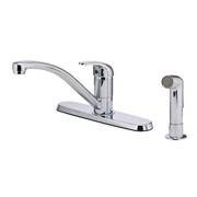 Pfister Kitchen Faucets, Single Handle Kitchen Faucet With Spray Chrome G134-7000